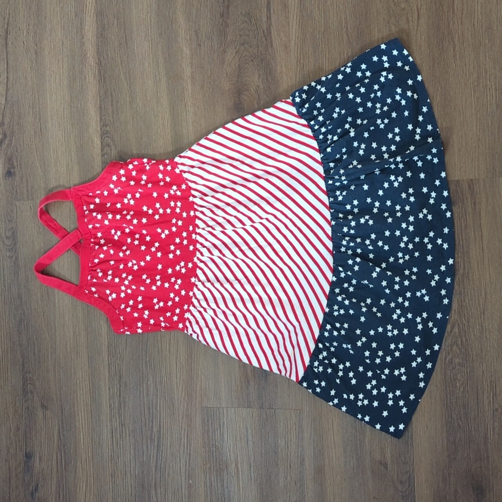 Red white and blue dress